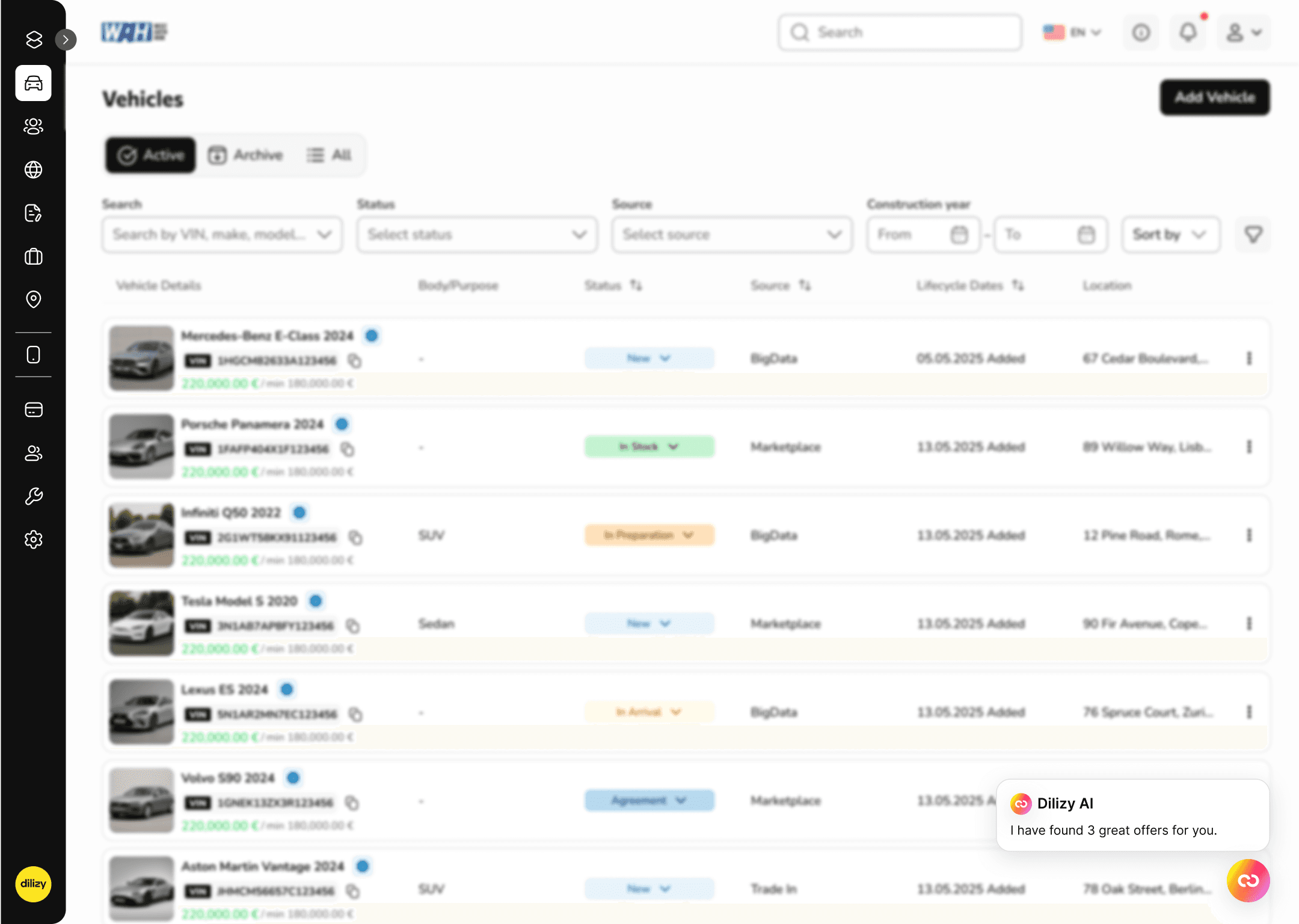 AI Agent — smart dealership assistant